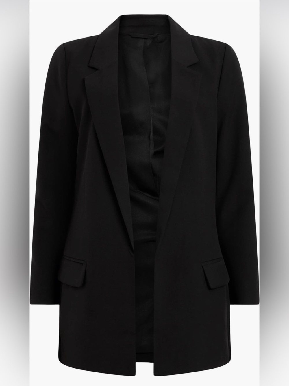 All Saints Black Aleida Blazer Jacket
